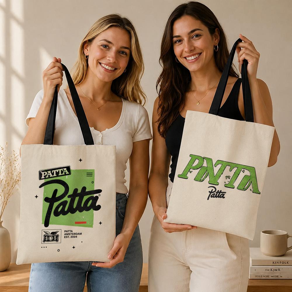 Streetwear Brand Bag - Borsa in tela Patta, marca di
