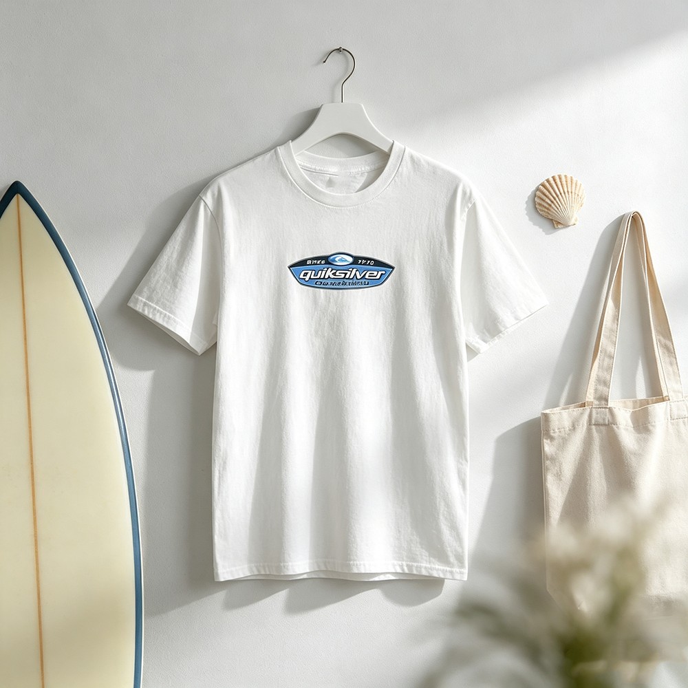 Streetwear Brand Label - T-shirt con logo ovale del marchio