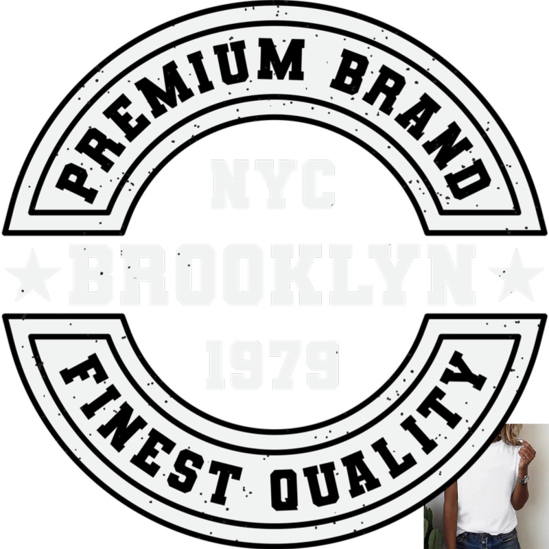 Streetwear Brand Bag - Badge Vintage PREMIUM BRAND Termoadesivo con