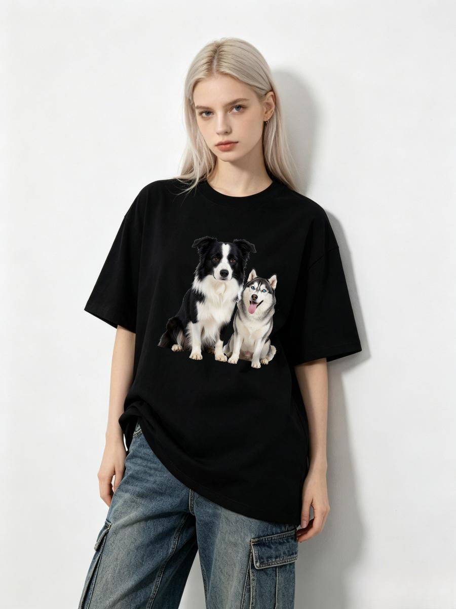 T-Shirt con Logo e Design Pers - Streetwear Brand Label recensione e prezzo